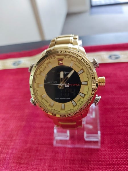 Mens Naviforce Dress Watch New Battery Fitted Chronograph62863853159169113