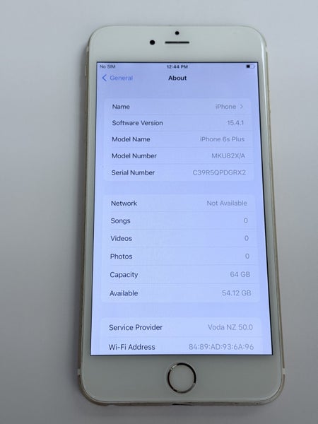 iPhone 6s Plus 64GB Gold62863861462019112