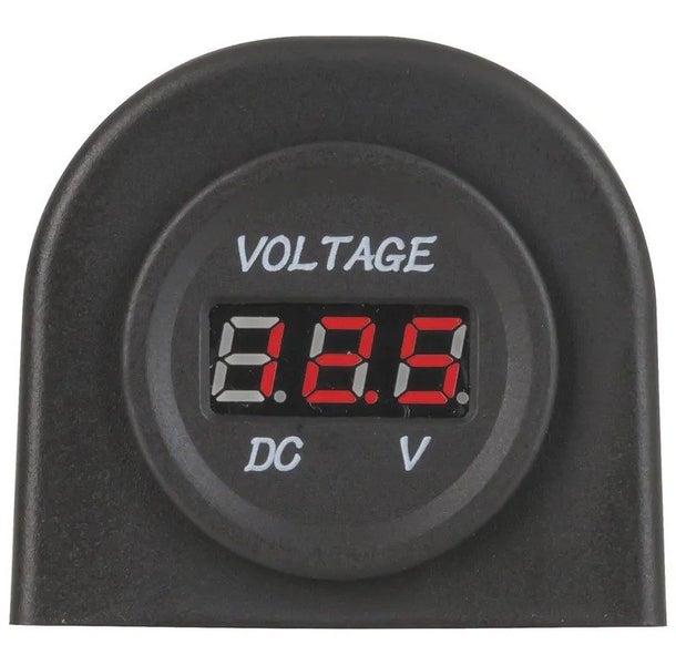 Powertech PanelSurface Mount LED Voltmeter 5-30VDC QP5582 Carousel 2
