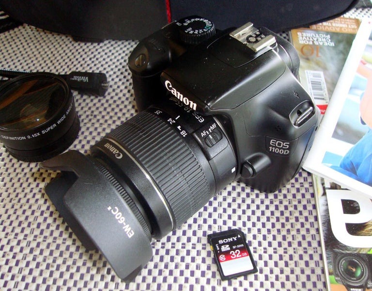 Canon 1100D DSLR | 3 lens Attachments | Only 3% Shutter Count!62950005758209114