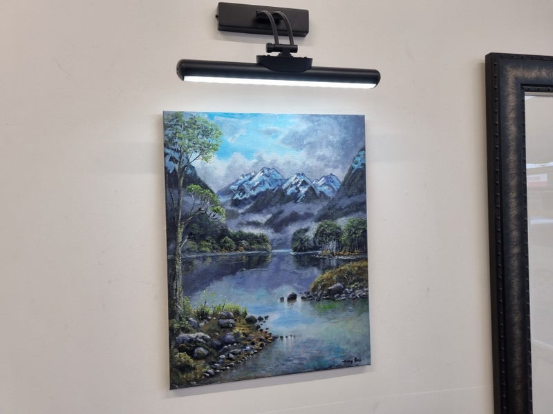 Glaciers In Fiordland - Caley Hall Fine Art Original Oil Painting Carousel 2