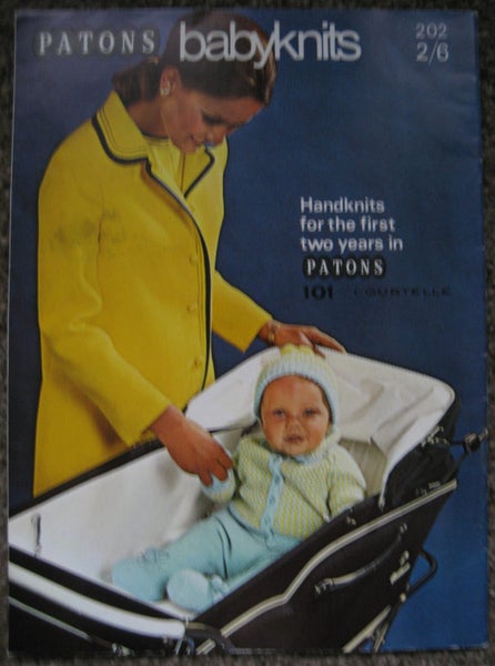 Retro PATONS BABY KNITTING PATTERNS BOOK Carousel 17