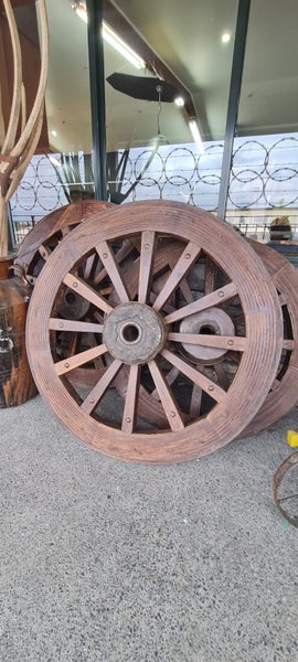 Original Robust Teak Bullock Wheels Carousel 1