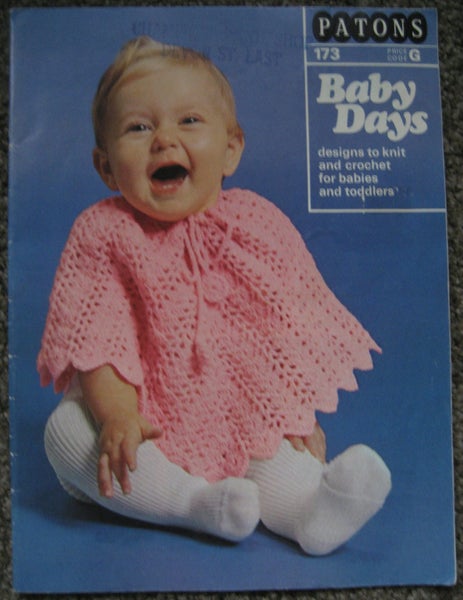 Retro PATONS BABY KNITTING & CROCHET PATTERNS BOOK Carousel 2