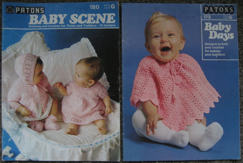 Retro PATONS BABY KNITTING & CROCHET PATTERNS BOOK Carousel 1