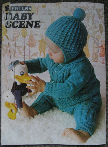 Retro PATONS BABY KNITTING & CROCHET PATTERNS BOOK Carousel 20