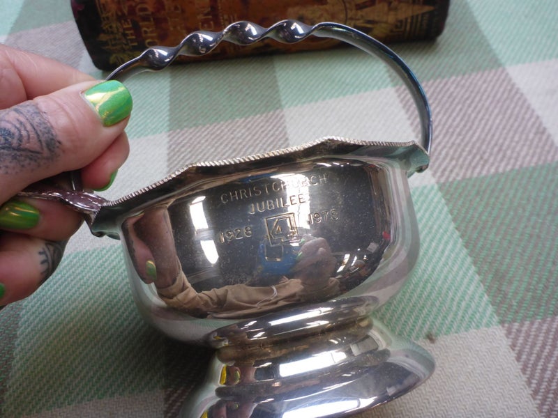 Awesome Vintage NZ Presentation Silver Bowl Foodstuffs Christchurch 1928 - 1978 Carousel 2