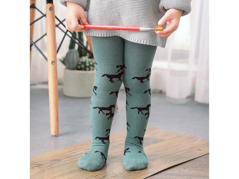 EACHIN Baby Tights Leggings For Girls Boys Animal Graphic Pattern Style Tight Carousel 1