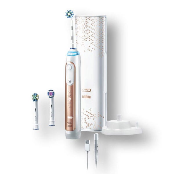 Oral-B Genius 9000 Electric Toothbrush - Rose Gold Carousel 2