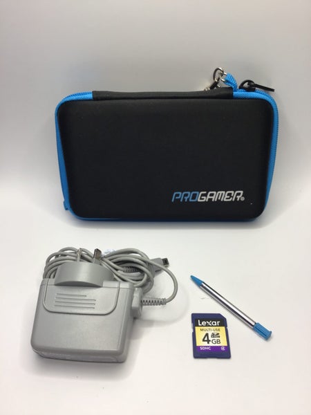 * Black Nintendo 3DS Console w/ Stylus, Case, 4GB SD Card & Charger! *62868835685507113