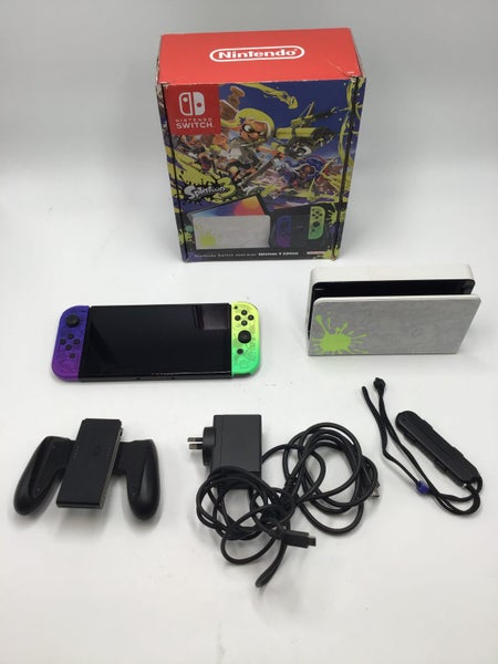 * Nintendo Switch OLED Splatoon 3 Edition Console BOXED! * Carousel 1
