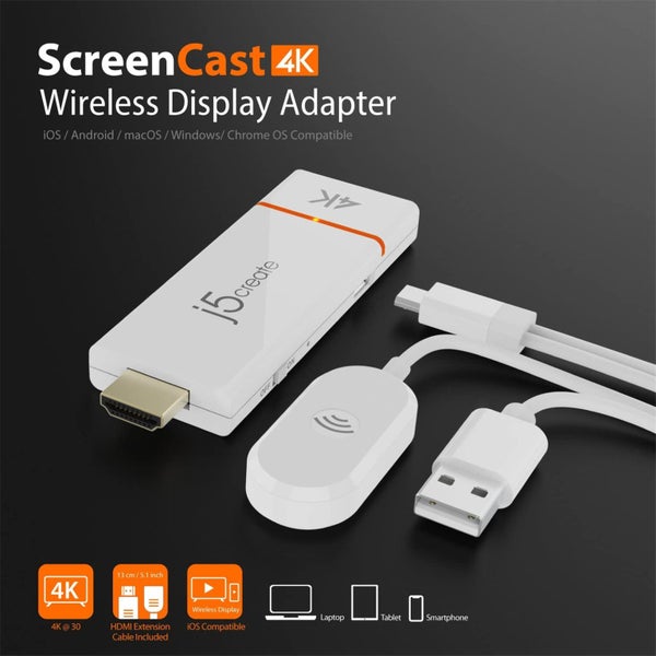 J5create ScreenCast 4K Wireless Display Adapter [JVAW76] Carousel 2