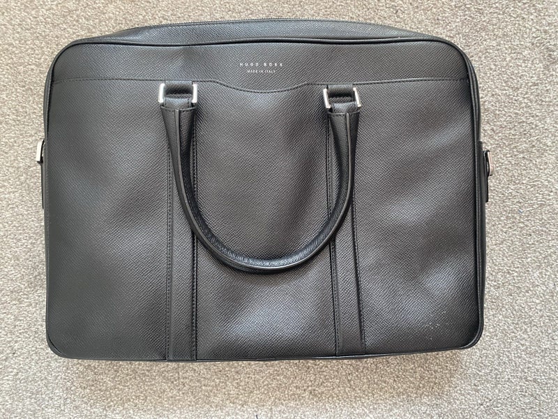 Hugo Boss calfskin document bag628638472138271120