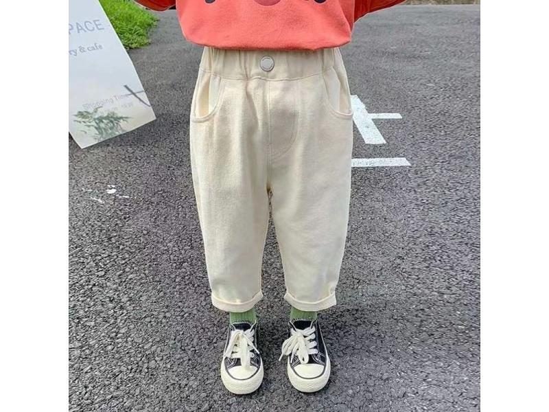 Girls Fashion Jeans Kids Cute Pants Trousers Carousel 1