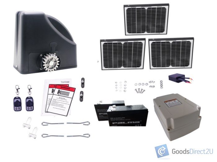 Gate Opener - Solar OR Electric - 600KG Carousel 1
