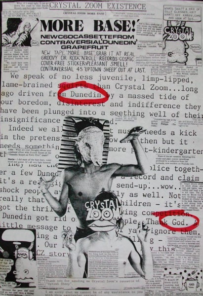 Extremely rare NZ band poster - Crystal Zoom (85)628638545474571123