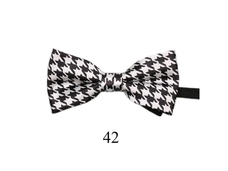 Kids Bow Tie Cartoon Stripe Dot Necktie Small Size Ties For Children Party Carousel 1