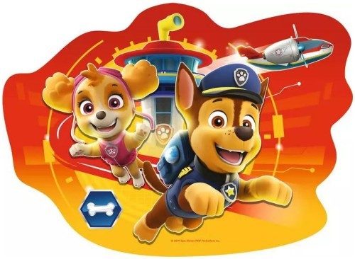 Ravensburger - Paw Patrol Pups Away Shaped Puzzle 24p Carousel 2