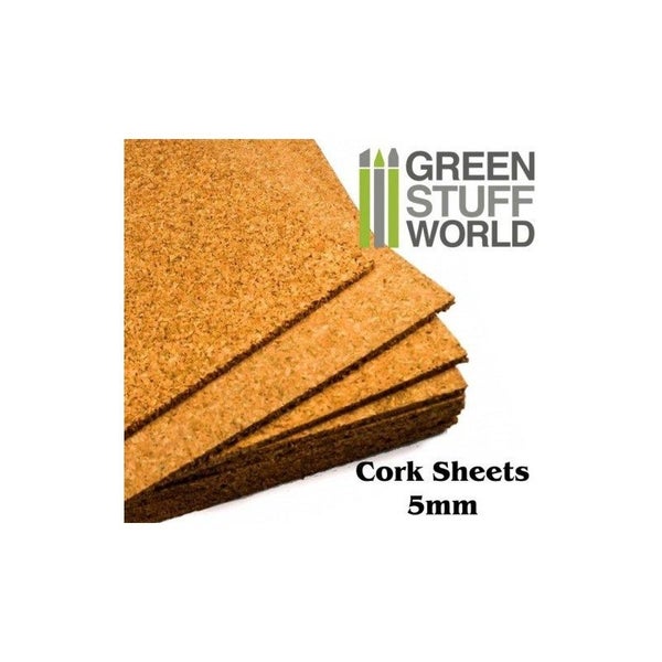 GSW - Cork Sheet in 5mm (A4 Size) Carousel 1