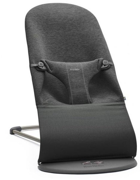 BabyBjorn: Bouncer Bliss Jersey - Charcoal Grey Carousel 1