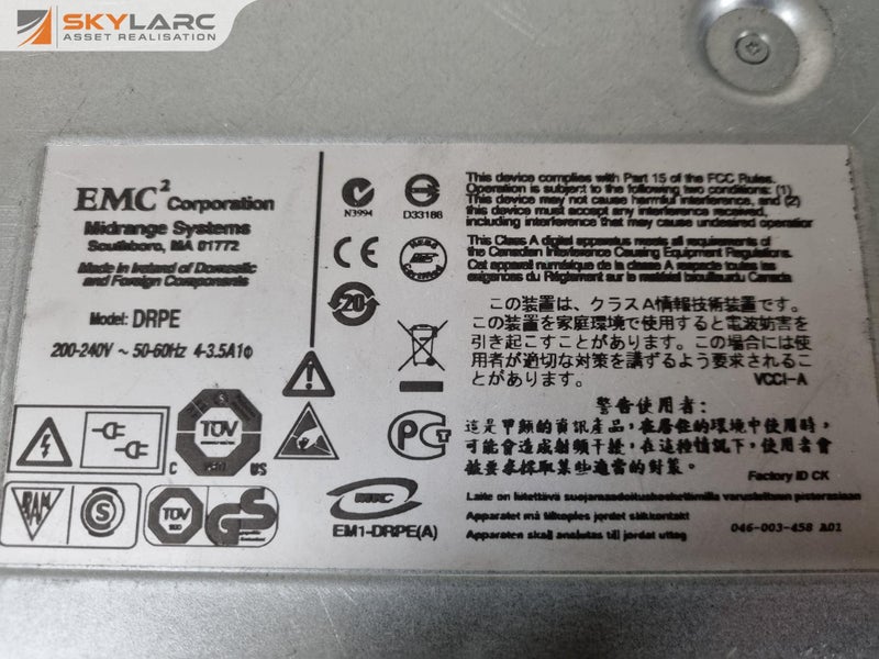 EMC Corporation TRPE Storage Processor Unit + Installed Modules Carousel 11