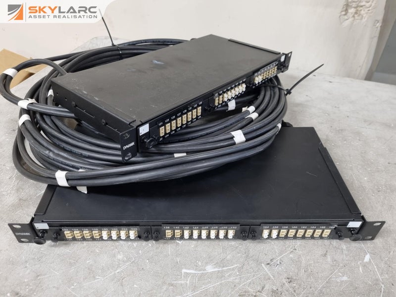2x Dynamix Fibre Optic Patch Panel / Splicing Trays w/ Fibre Cable Carousel 1