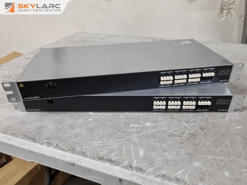 2x SmartOptics 16ch DWDM Mux/Deluxe Modules M-3816 Carousel 1