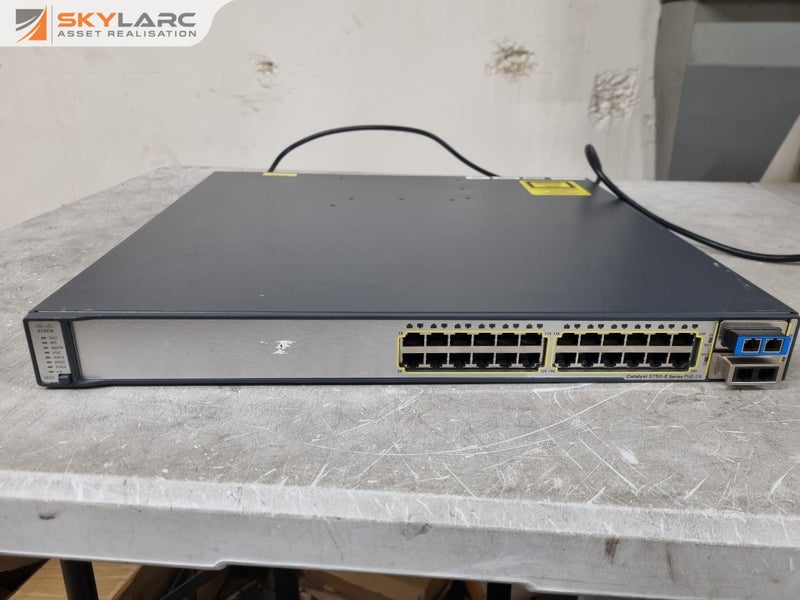 Cisco Catalyst 3750-E Seriers PoE-24 Switch Carousel 1