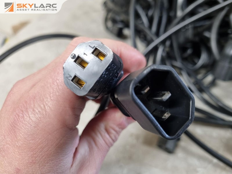 56x Power Extension Cords, C14 Male To C13 Female, Assorted Lengths Carousel 4