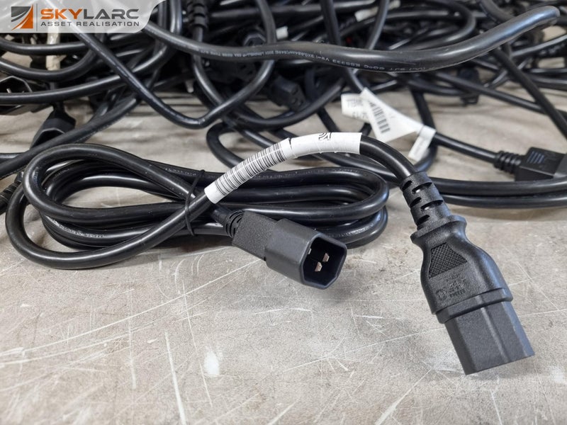 45x Power Extension Cords, C14 Male To C13 Female, Assorted Lengths Carousel 2
