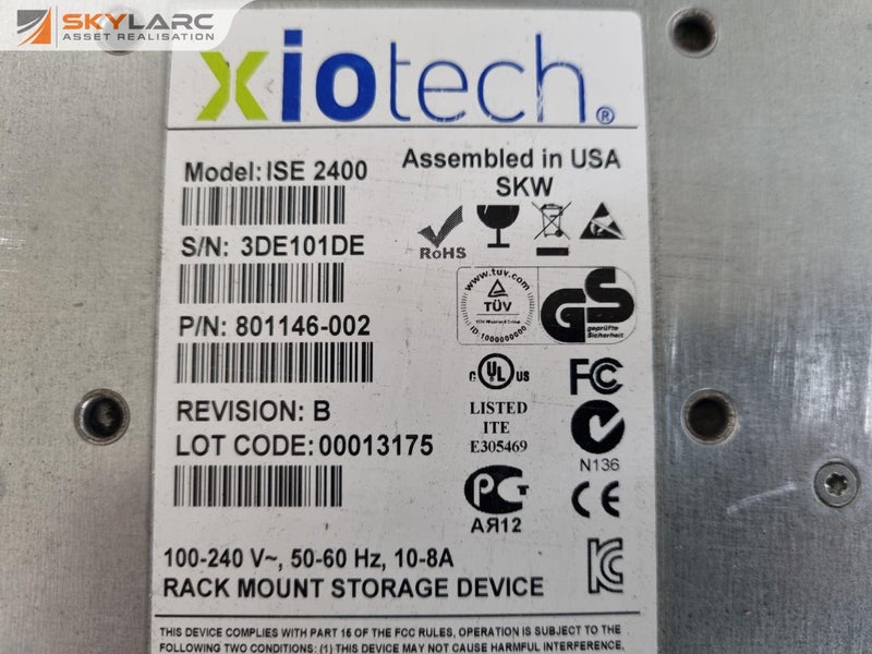 XioTech ISE 2400 Rack Mount Storage Device Carousel 9