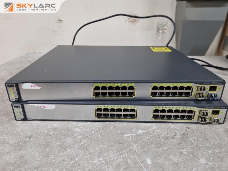 2x Cisco Catalyst 3750G Series Switches Carousel 1