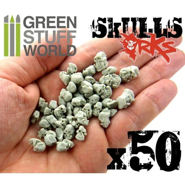 GSW: Resin Ork Skulls - 50 Pack Carousel 2