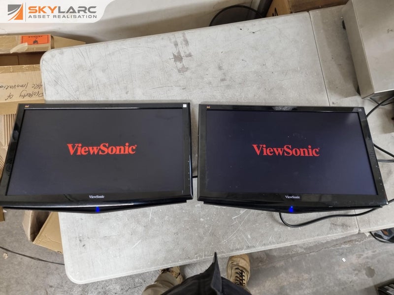 2x ViewSonic 22" LED Monitors, no base stands Carousel 1