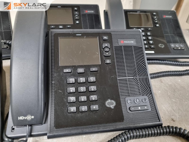 5x Polycom CX600 IP Desk Office Phones Carousel 2