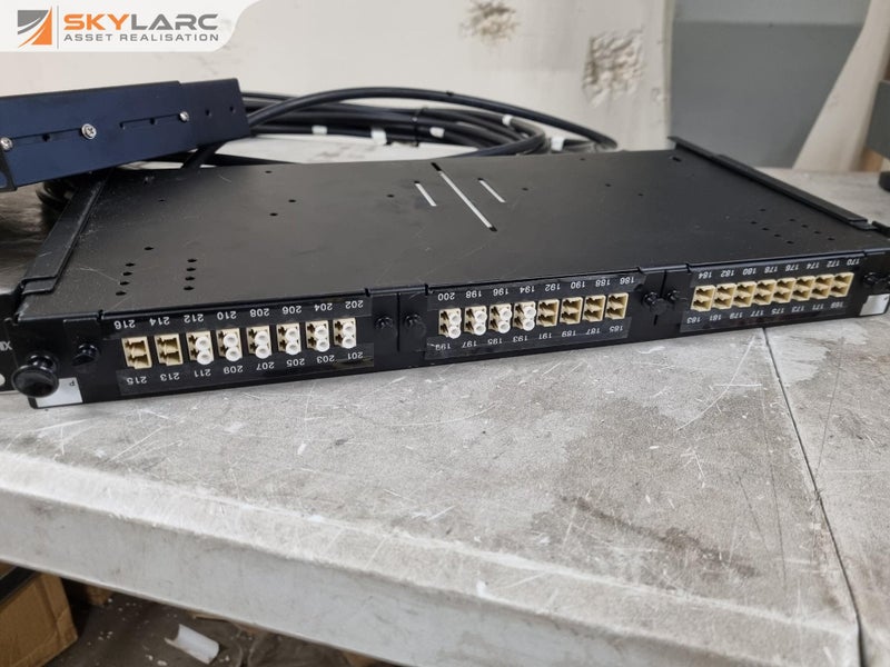 2x Dynamix Fibre Optic Patch Panel / Splicing Trays w/ Fibre Cable Carousel 2