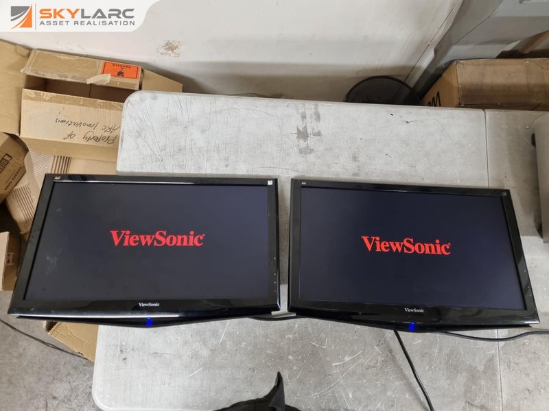 2x ViewSonic 22" LED Monitors, no base stands Carousel 1