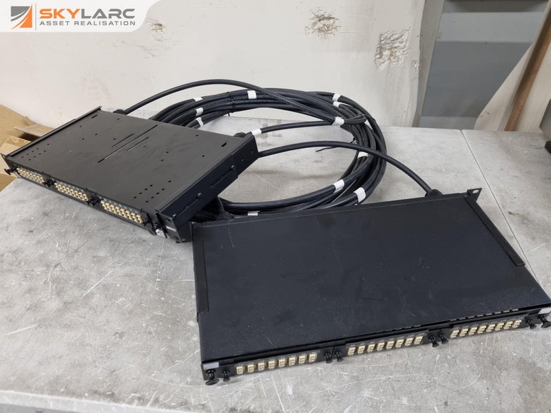 2x Dynamix Fibre Optic Patch Panel / Splicing Trays w/ Fibre Cable Carousel 1