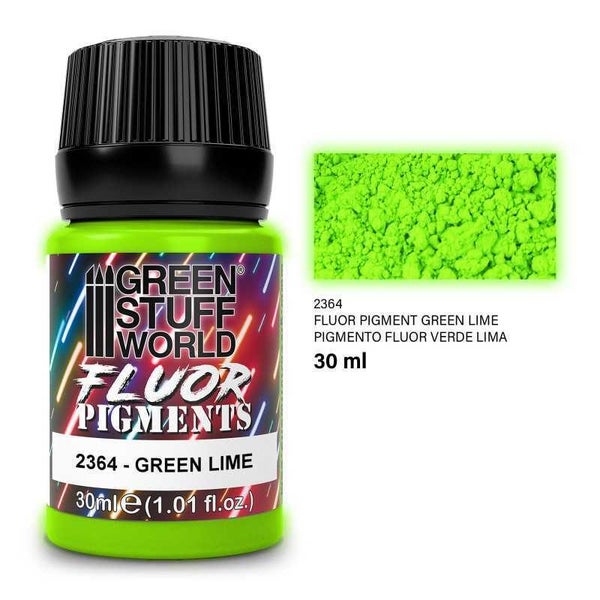 GSW: Fluor Green Lime Pigments (30ml) Carousel 1