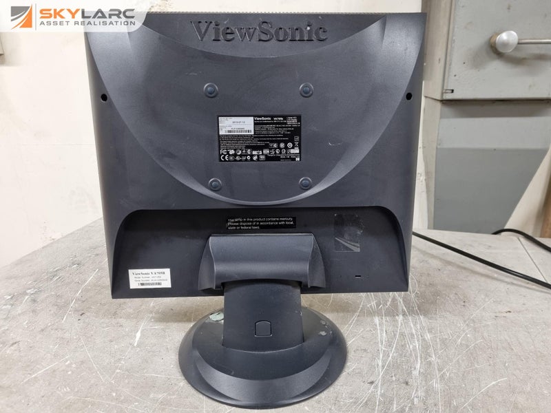 5x Assorted LCD Monitors by LG, AOC, & ViewSonic Carousel 20