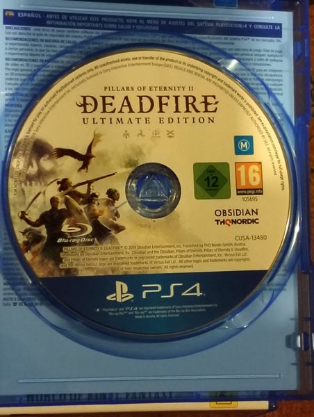 Pillars of Eternity II Dead fire ultimate edition PlayStation 4 game62864739598082112