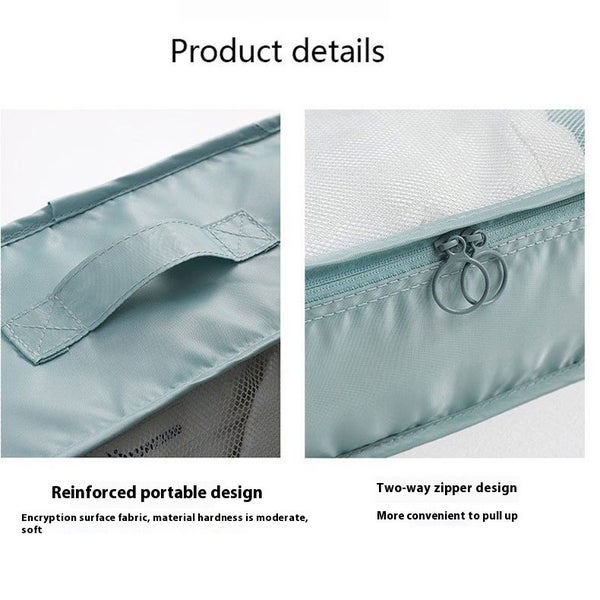 7 PCS Set Packing Cubes Travel Cubes for Suitcases Lightweight Luggage Packing Carousel 4