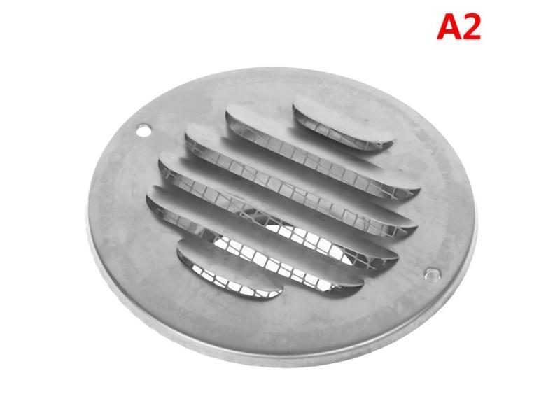 Stainless Steel Exterior Wall Air Vent Grille Round Ducting Ventilation Grilles Carousel 1