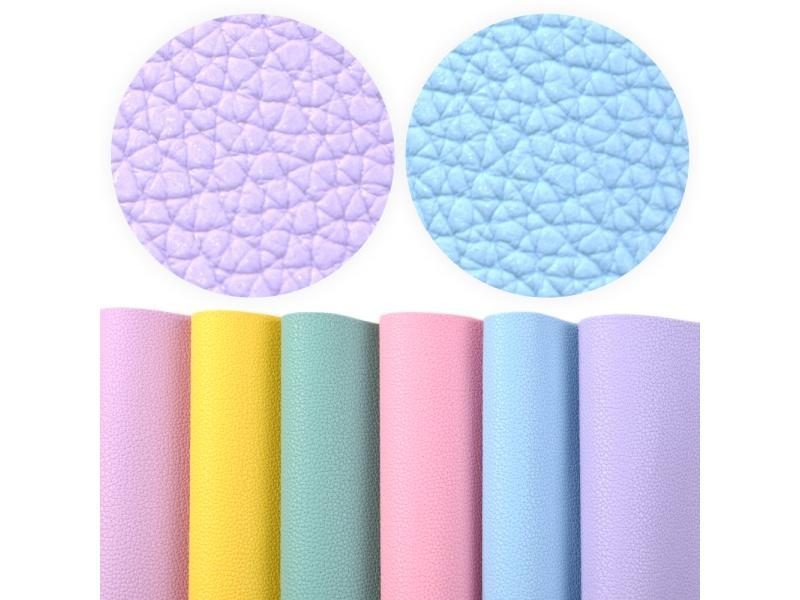 15*21/20*33cm Litchi Glitter Texture Faux Synthetic Leather Set For Bowknot Bag Carousel 1