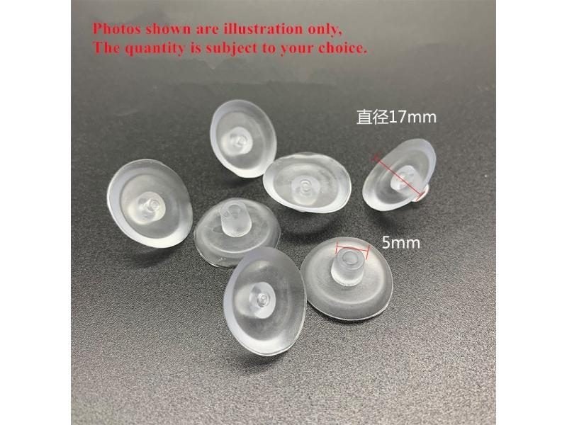 10pcs Clear Sucker Suction Cups Mushroom Sucker Pads Hook Hanger For Window Carousel 1