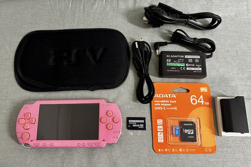 PlayStation Portable (PSP) - 1000 - P!nk Limited Edition | 64GB | Fully Set Up Carousel 1