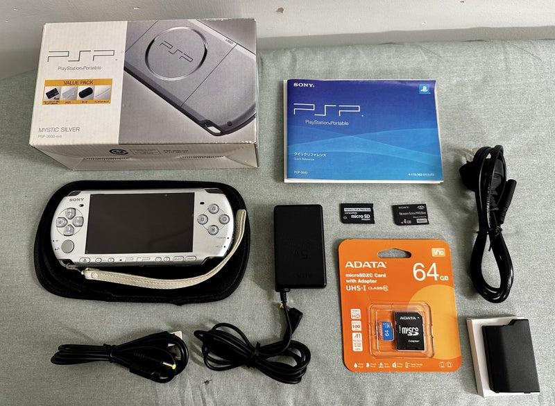 PlayStation Portable (PSP) 3000 – Mystic Silver | 64GB | Fully Set Up Carousel 1