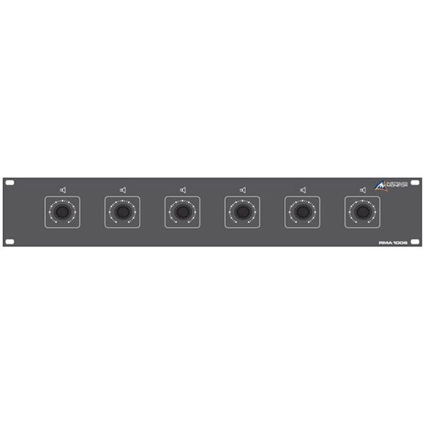 RMA1006 6 Zone 100V Volume Control 100W 2Ru Australian Monitor Carousel 1