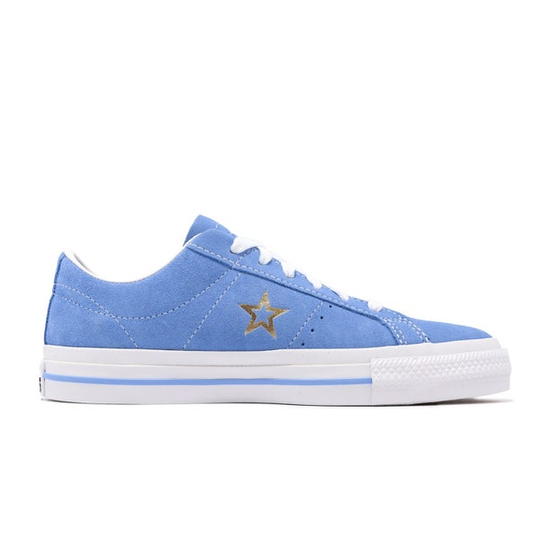 Converse One Star Pro Blue White Gold Men Unisex LifeStyle Casual Shoes A06647C Carousel 2