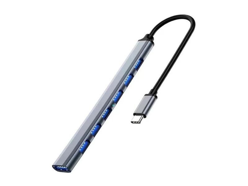 7 Ports USB 3.0 Type C HUB Expander Splitter High Speed OTG Adapter Docking Carousel 1